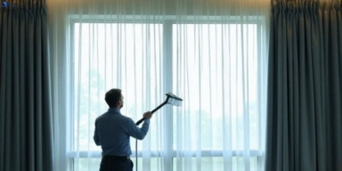 Commercial drapes cleaning service holmview hotels offices