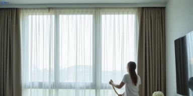 Delicate sheer drape cleaning holmview Matty Curtain Cleaning